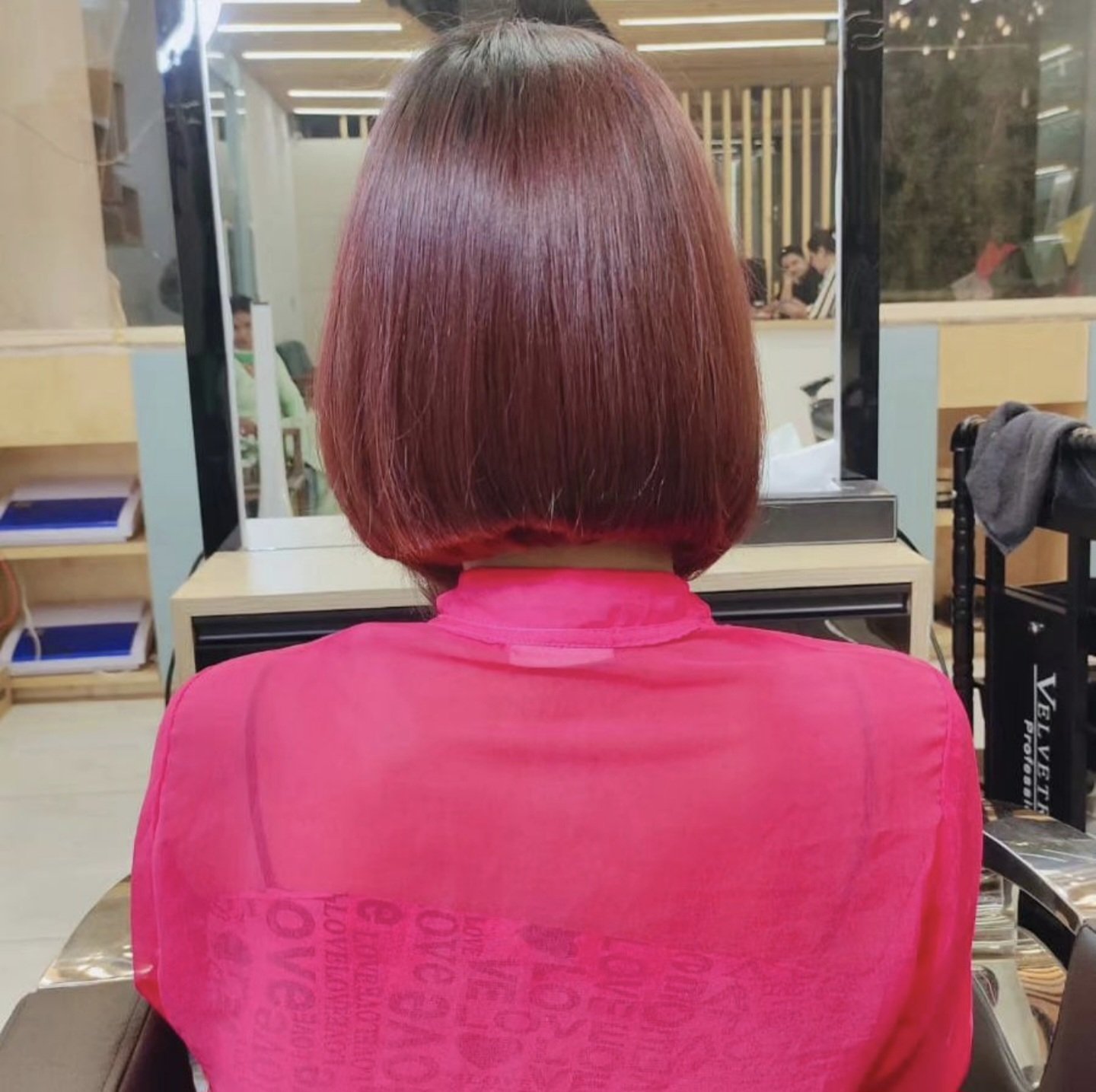 Hair styling at Damyanti Salon