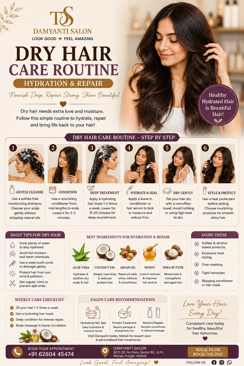 Step by Step Hair Care Routine — Beginner Friendly