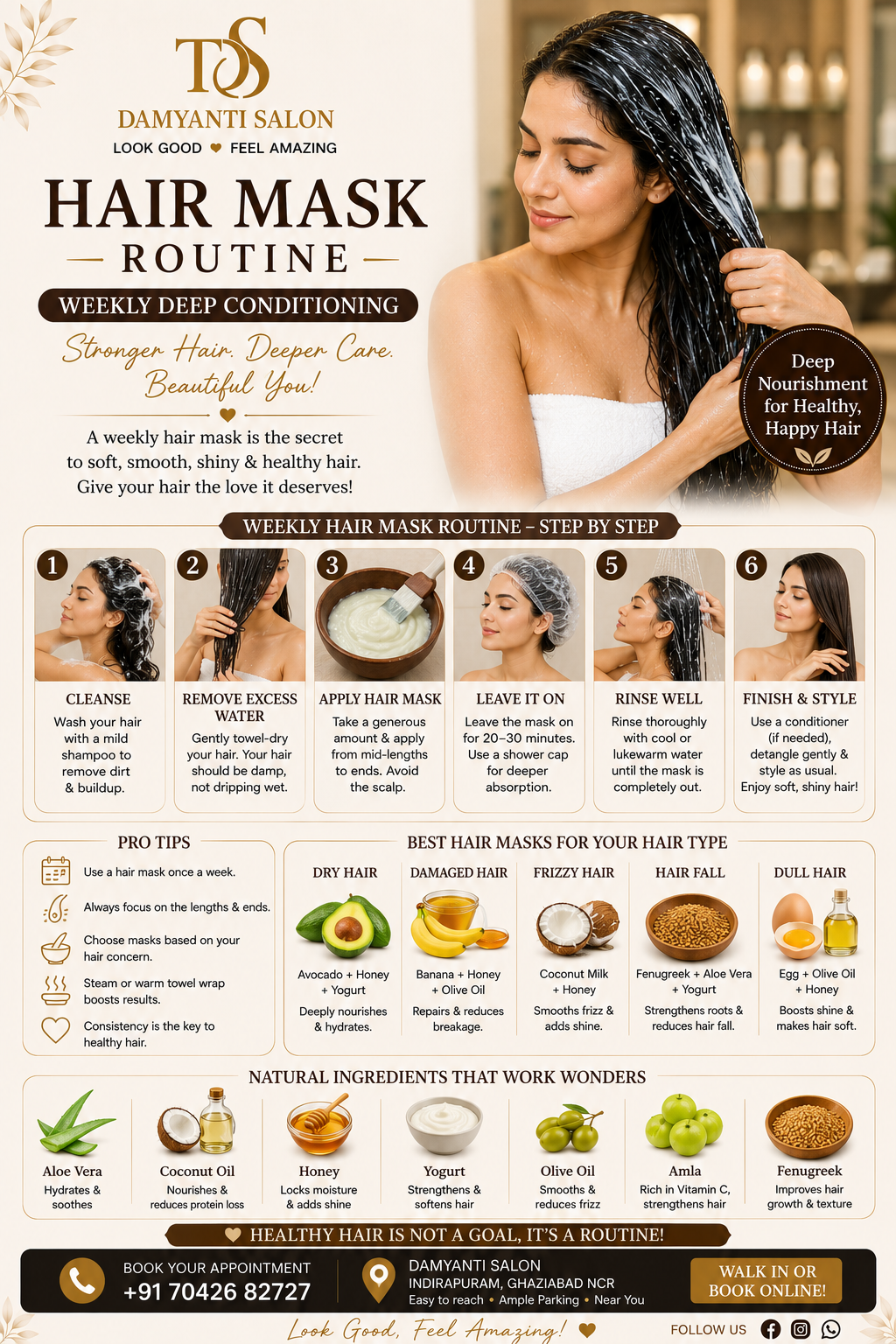 Hair Mask Routine — Weekly Deep Conditioning