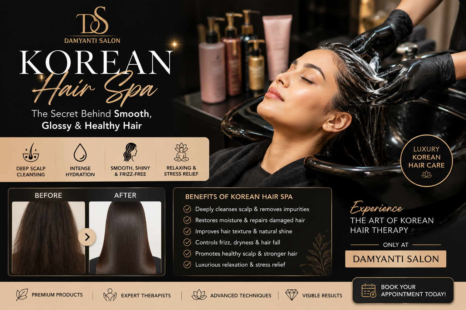 Korean Hair Spas: The Secret Behind Smooth, Glossy & Healthy Hair
