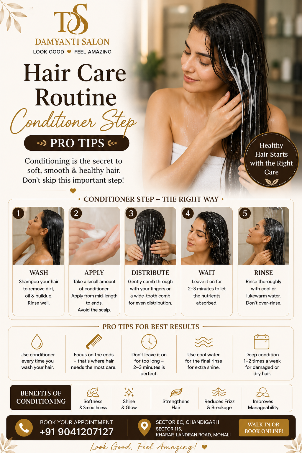 Hair Care Routine Conditioner Step — Pro Tips